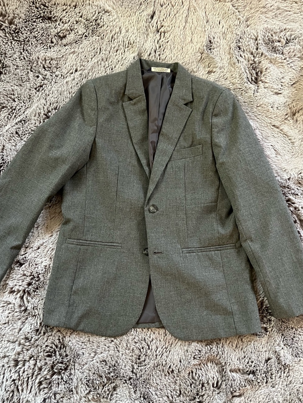 Cherokee Grey Two-Button Sport Coat BOYS
